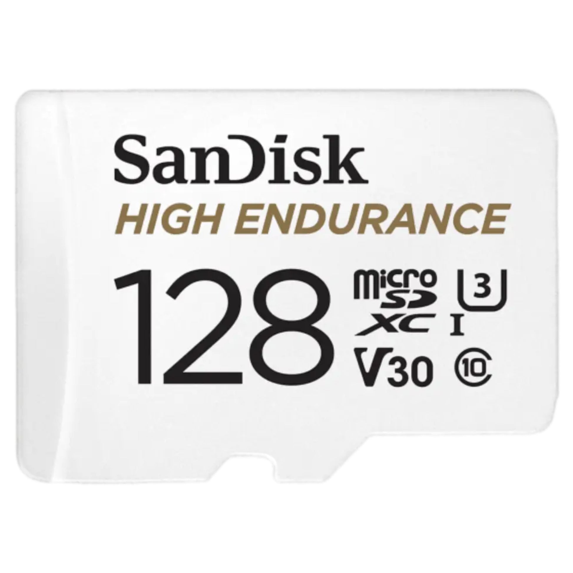 כרטיס SanDisk High Endurance microSDXC 128GB + SD Adapter