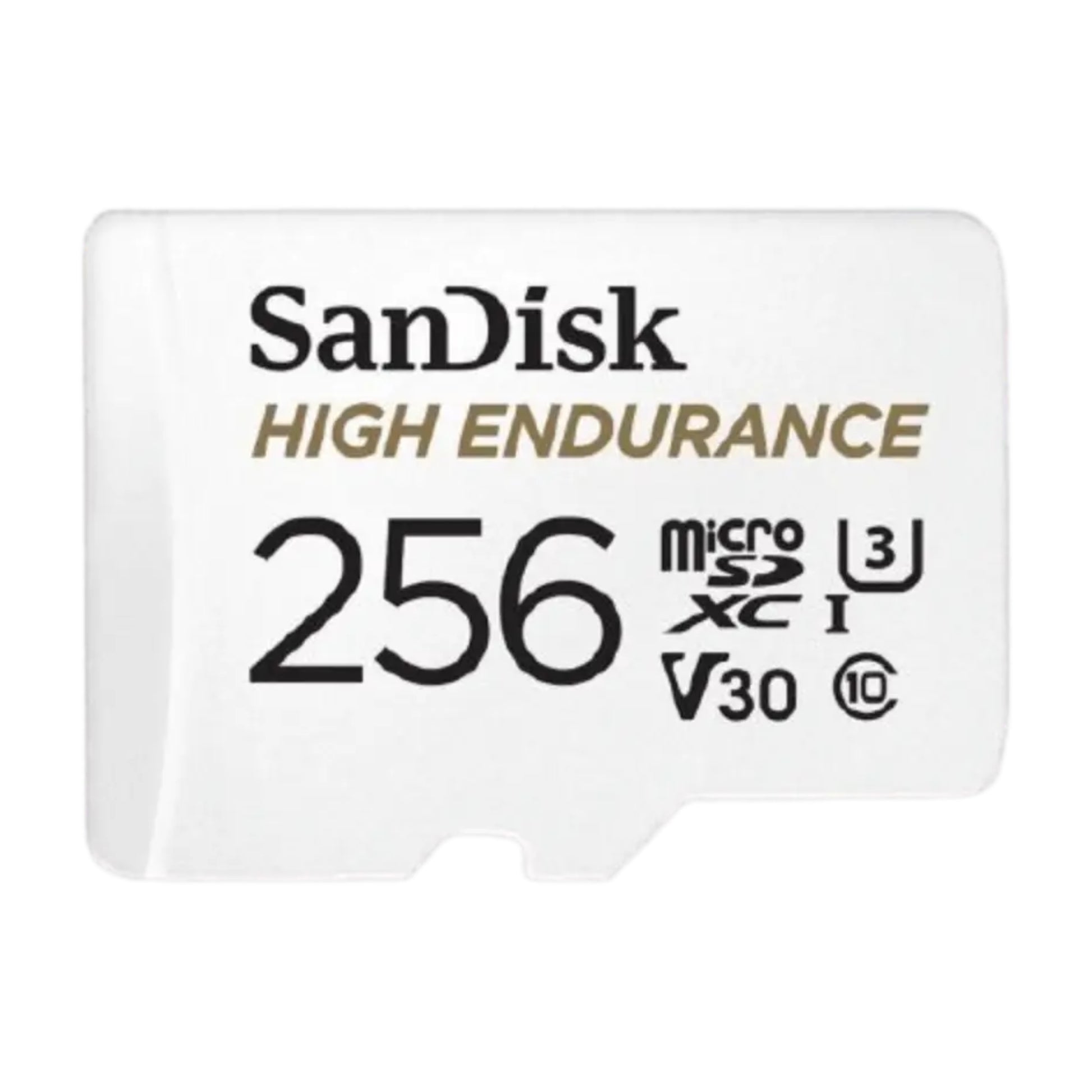 כרטיסSanDisk High Endurance microSDXC 256GB + SD Adapter