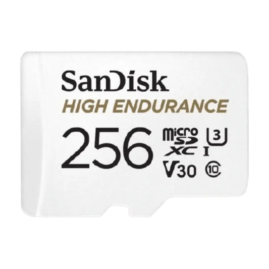 כרטיסSanDisk High Endurance microSDXC 256GB + SD Adapter