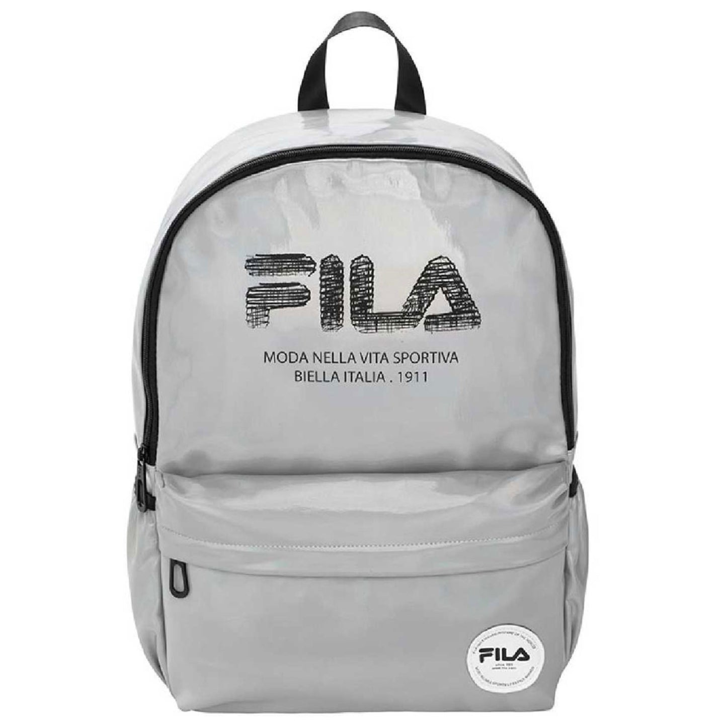 תיק גב 2 תאים Fila כסוף