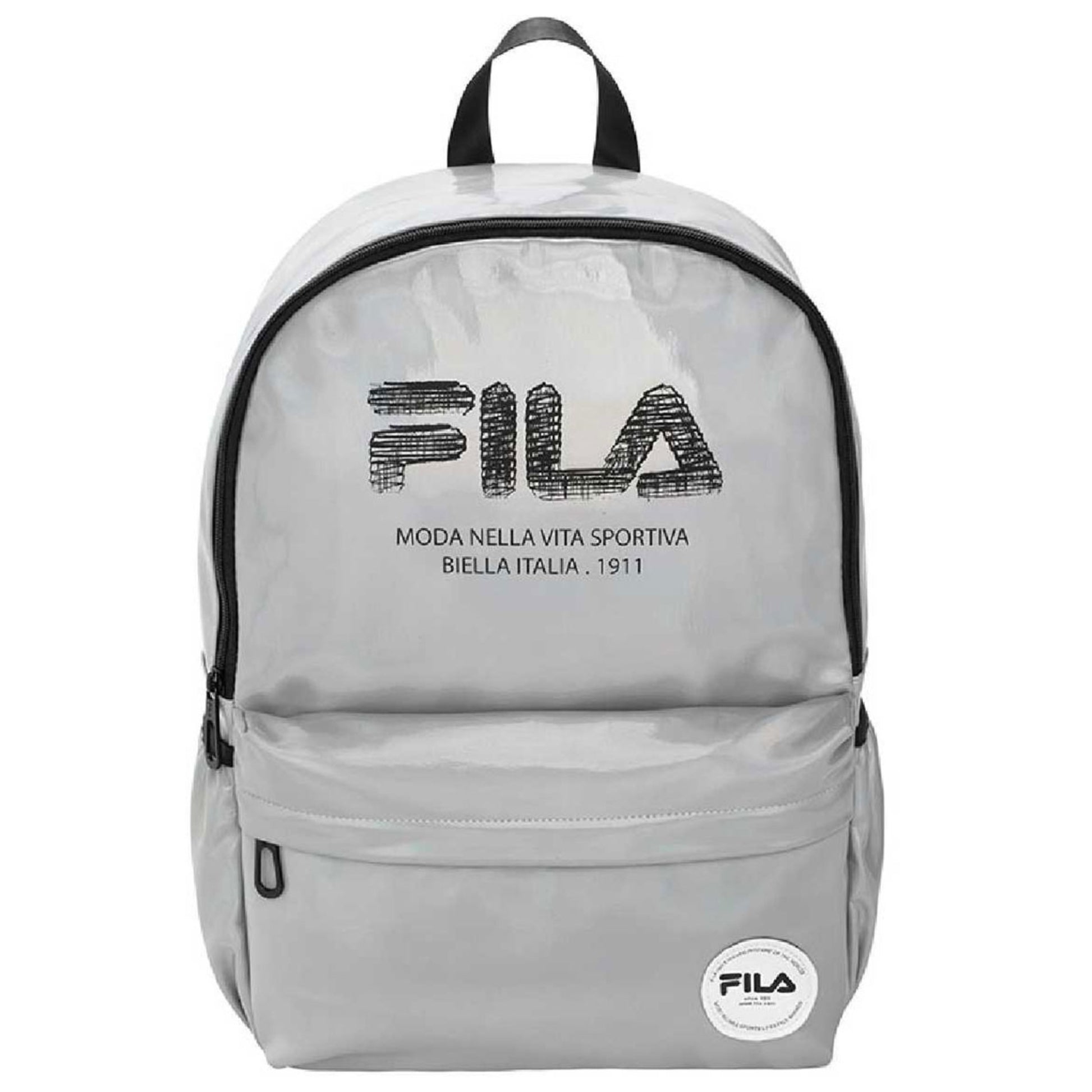 תיק גב 2 תאים Fila כסוף