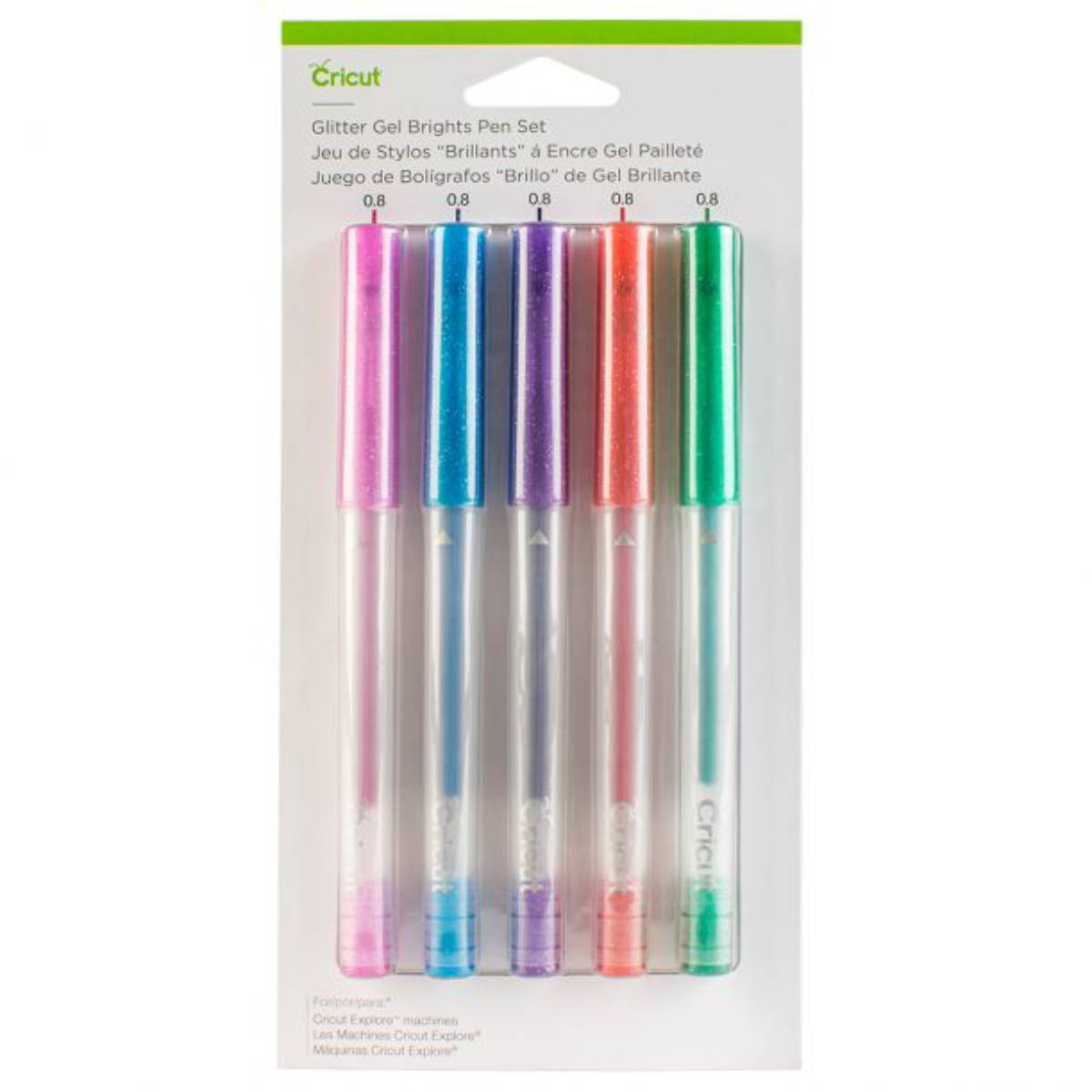 סט 5 עטים נצנצים Cricut Glitter Gel Pens