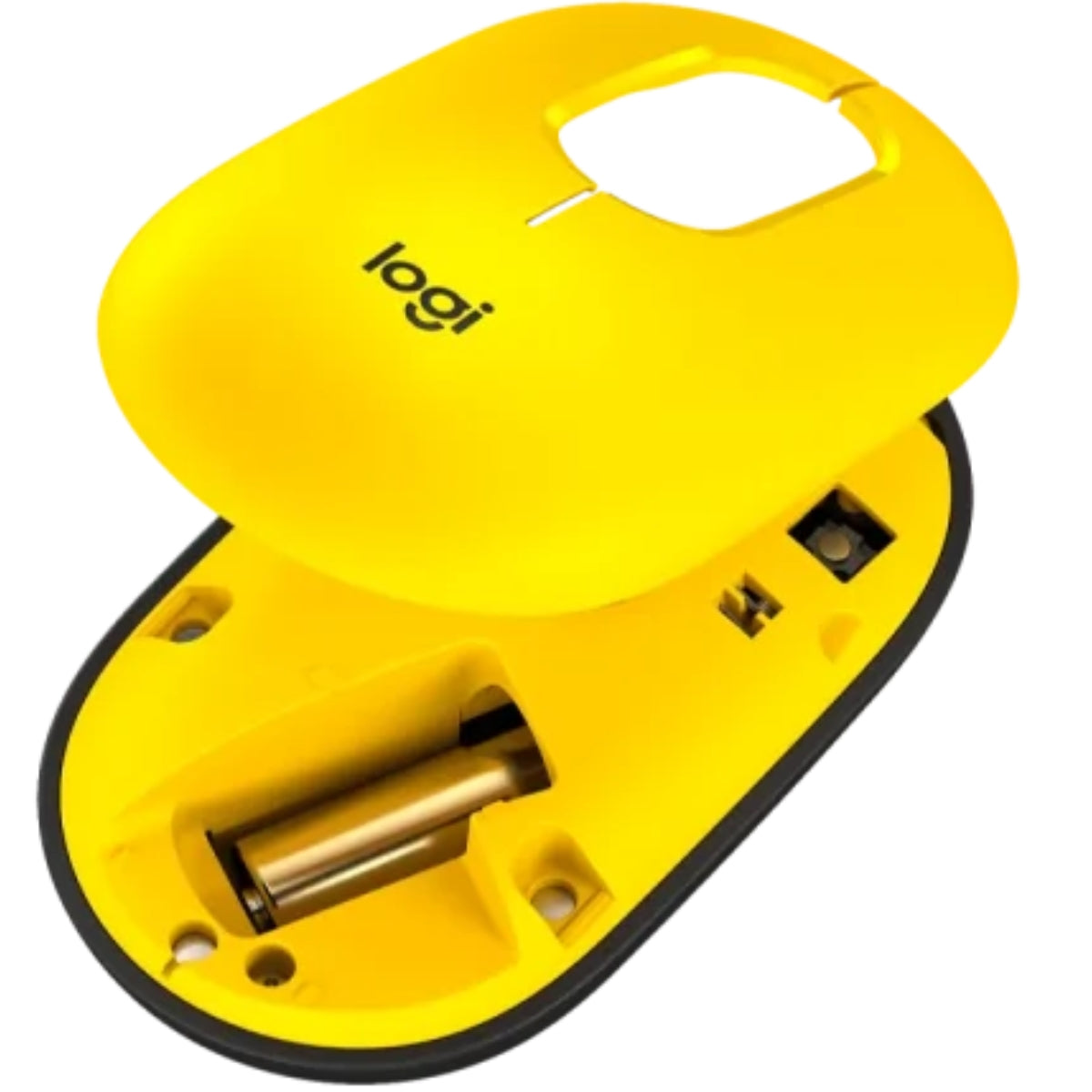 עכבר-אלחוטי-logitech-pop-צהוב