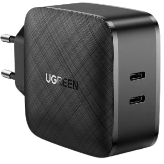 מטען קיר כפול עם טעינה מהירה Ugreen PD 66W USB-C