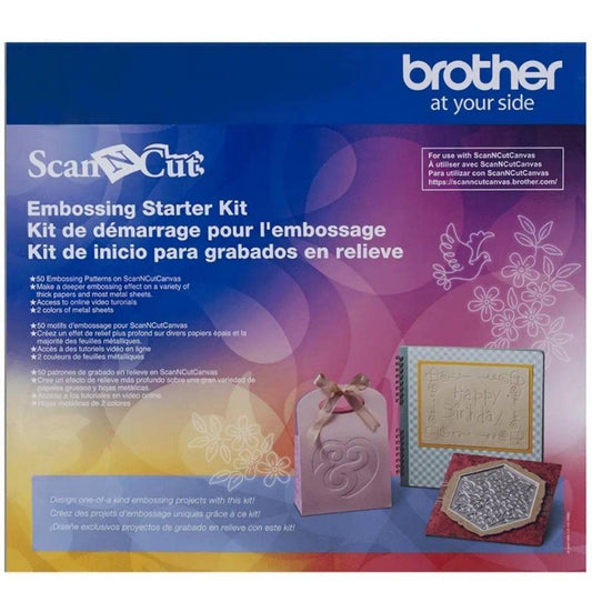 ערכת יצירה-הטבעות Brother Embossing Starter Kit
