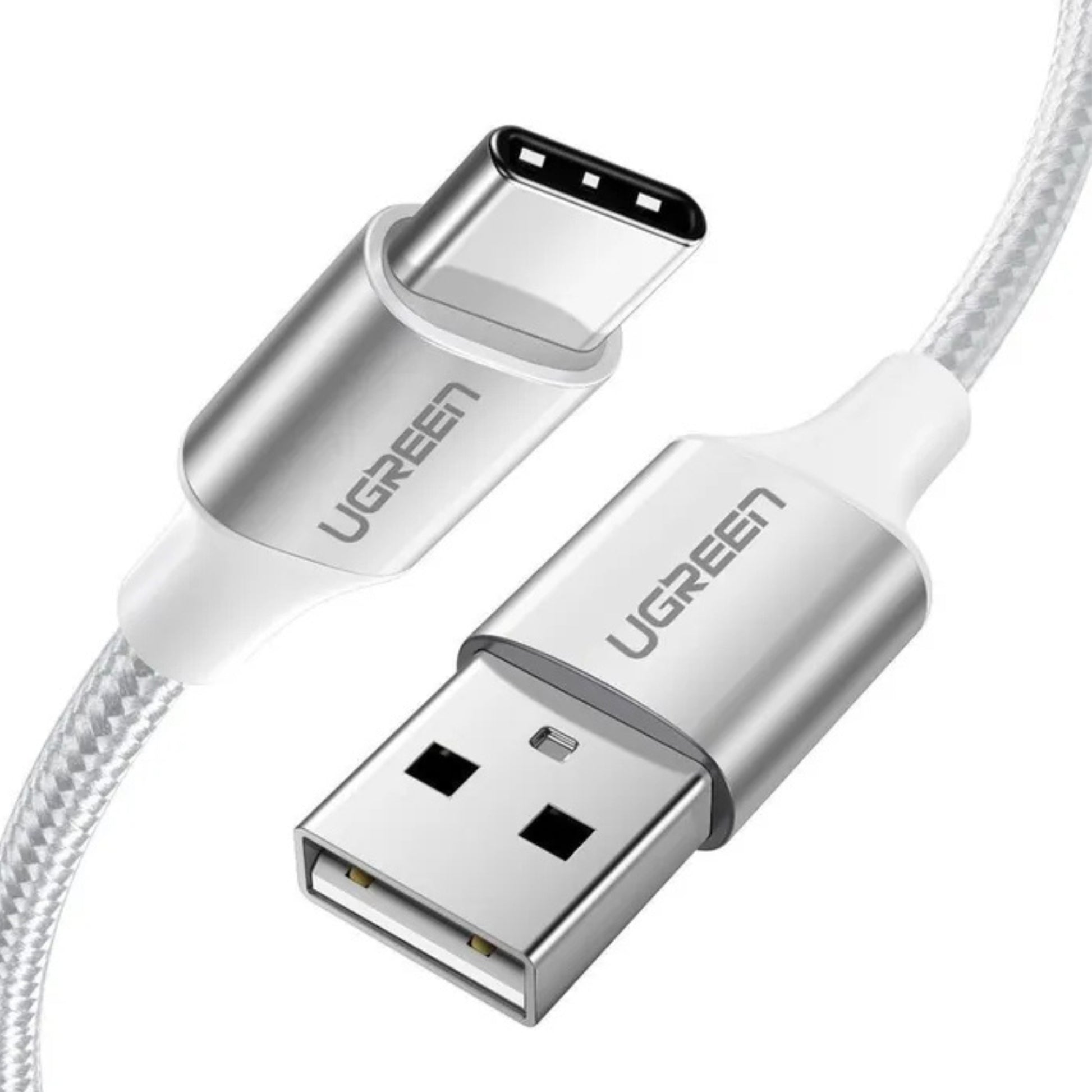 כבל סנכרון לבן Ugreen 1M USB-A to Type-C