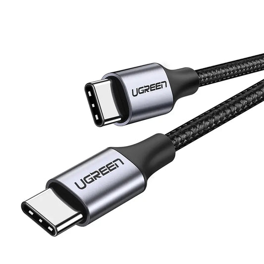 כבל סנכרון שחור/אפור UGREEN 1M USB-C to Type-C