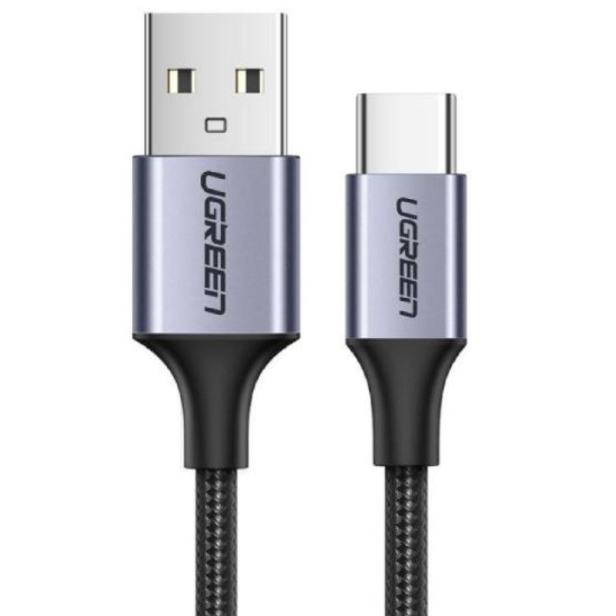 כבל סנכרון Ugreen  3M USB-A to Type-C שחור אפור