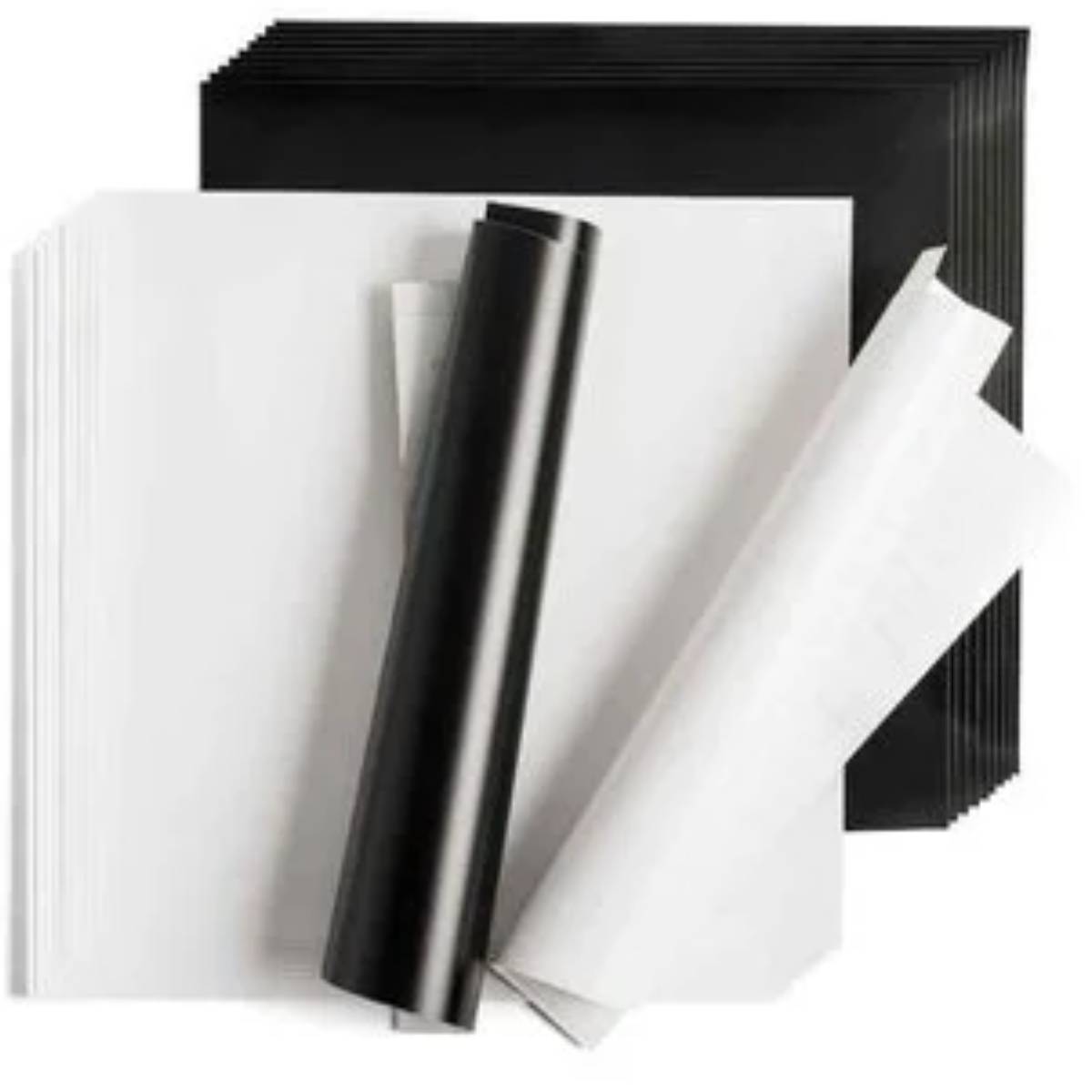 סט 20 ניירות ויניל בשחור ולבן 30.5*30.5 ס"מ Cricut Premium