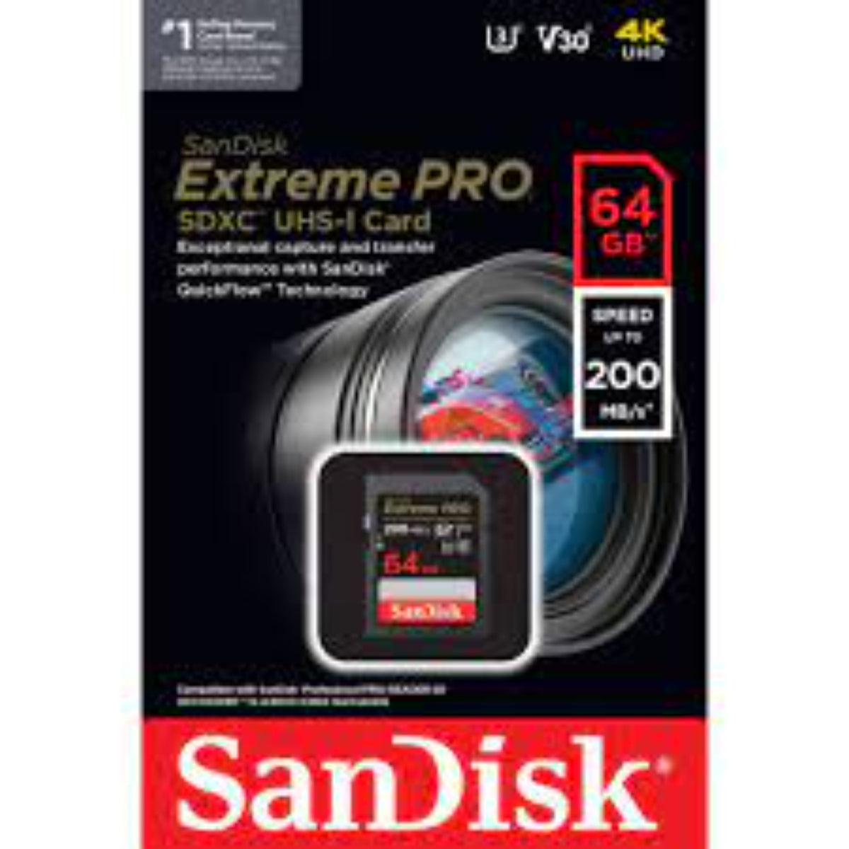 כרטיס-זיכרון-sandisk-extreme-sd-ex-4k-200mb-s-v30-64gb