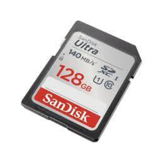 כרטיס זיכרון SanDisk Ultra 128GB SDXC Memory Card 140MB/s