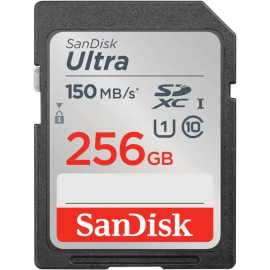 כרטיס זיכרון SanDisk Ultra 256GB SDXC 150MB/s