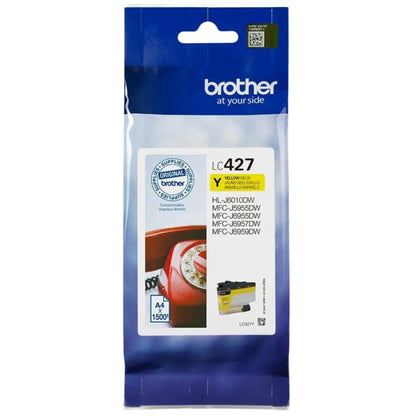 ראש דיו עד 1,500 דף דגם  Brother LC427M אדום