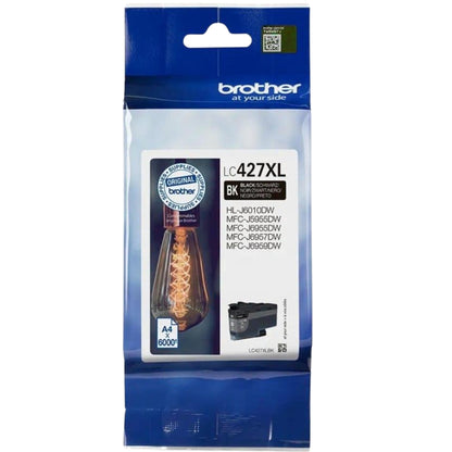 ראש דיו  עד 6,000 דף דגם  Brother LC427XLBK שחור