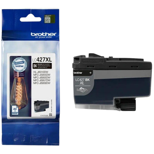 ראש דיו  עד 6,000 דף דגם  Brother LC427XLBK שחור