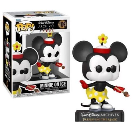 בובת Funko Pop! Disney: Minnie Mouse (Art Series) היא פריט אספנות מעוצב המציג את מיני מאוס האהובה בגרסה אמנותית וצבעונית, כשהיא אוחזת במכחול ולוח צבעים (Palette).