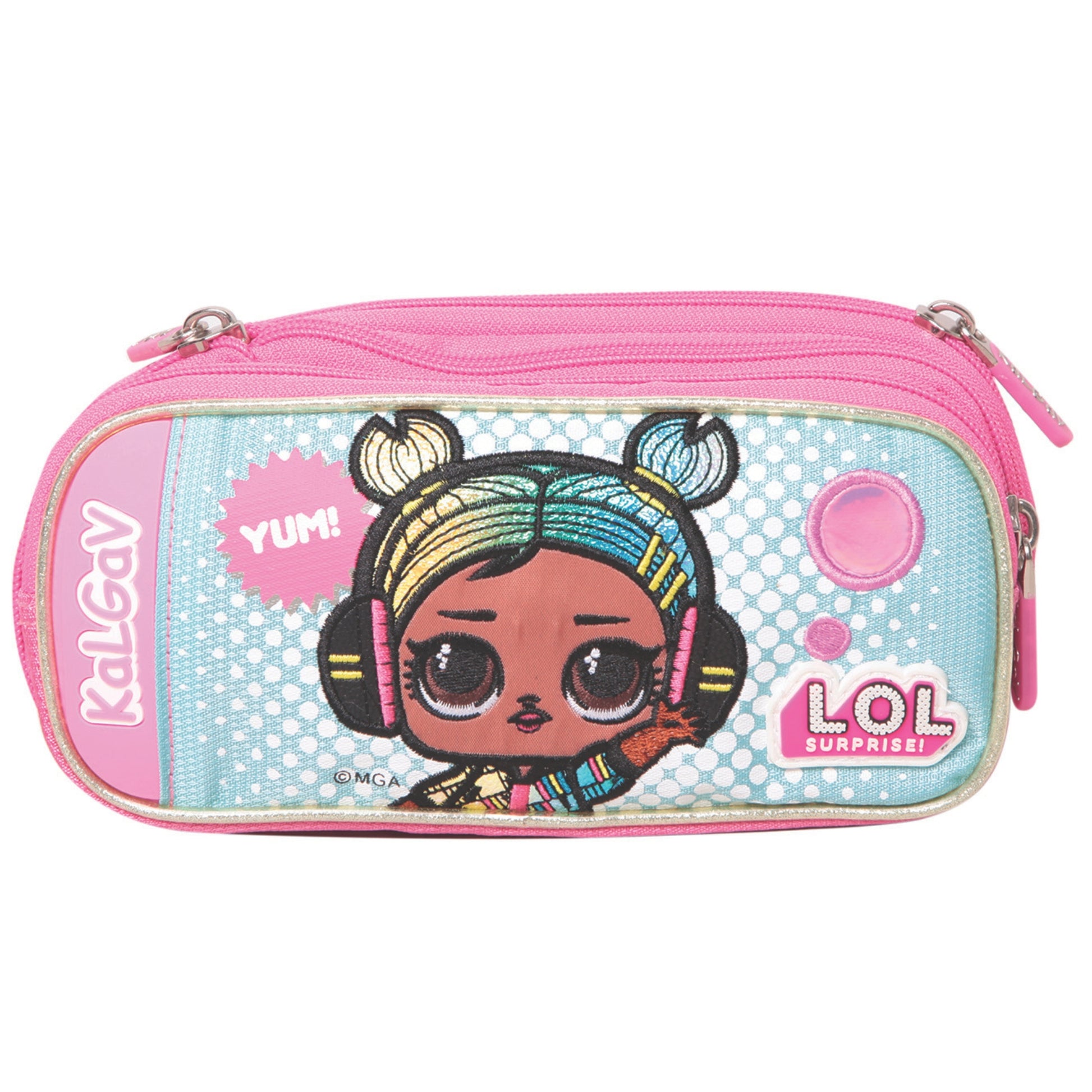 קלמר 2 תאים מתרחב LOL Yumi ורוד/תכלת