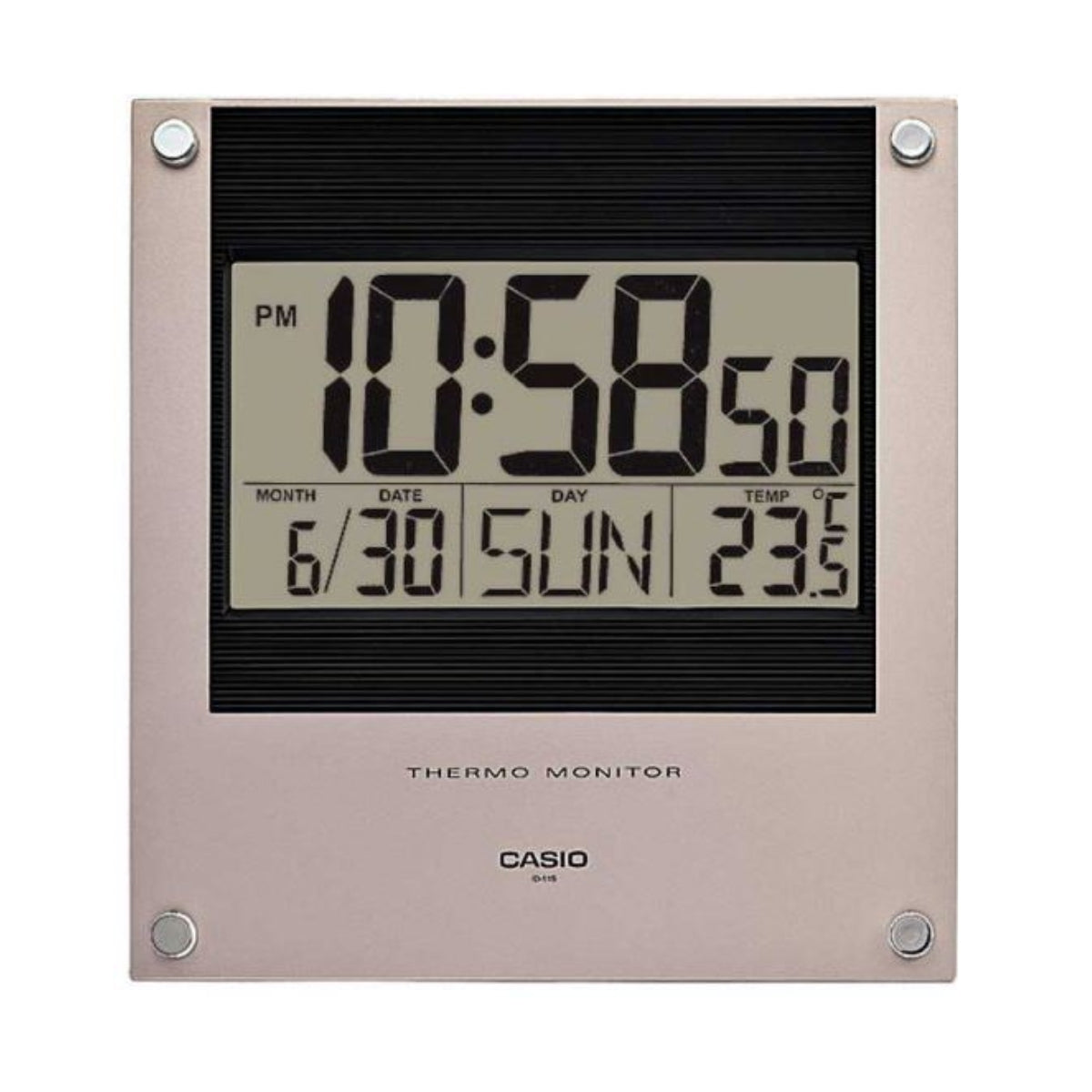 שעון קיר דיגיטלי Casio ID-11D-1DF כסוף