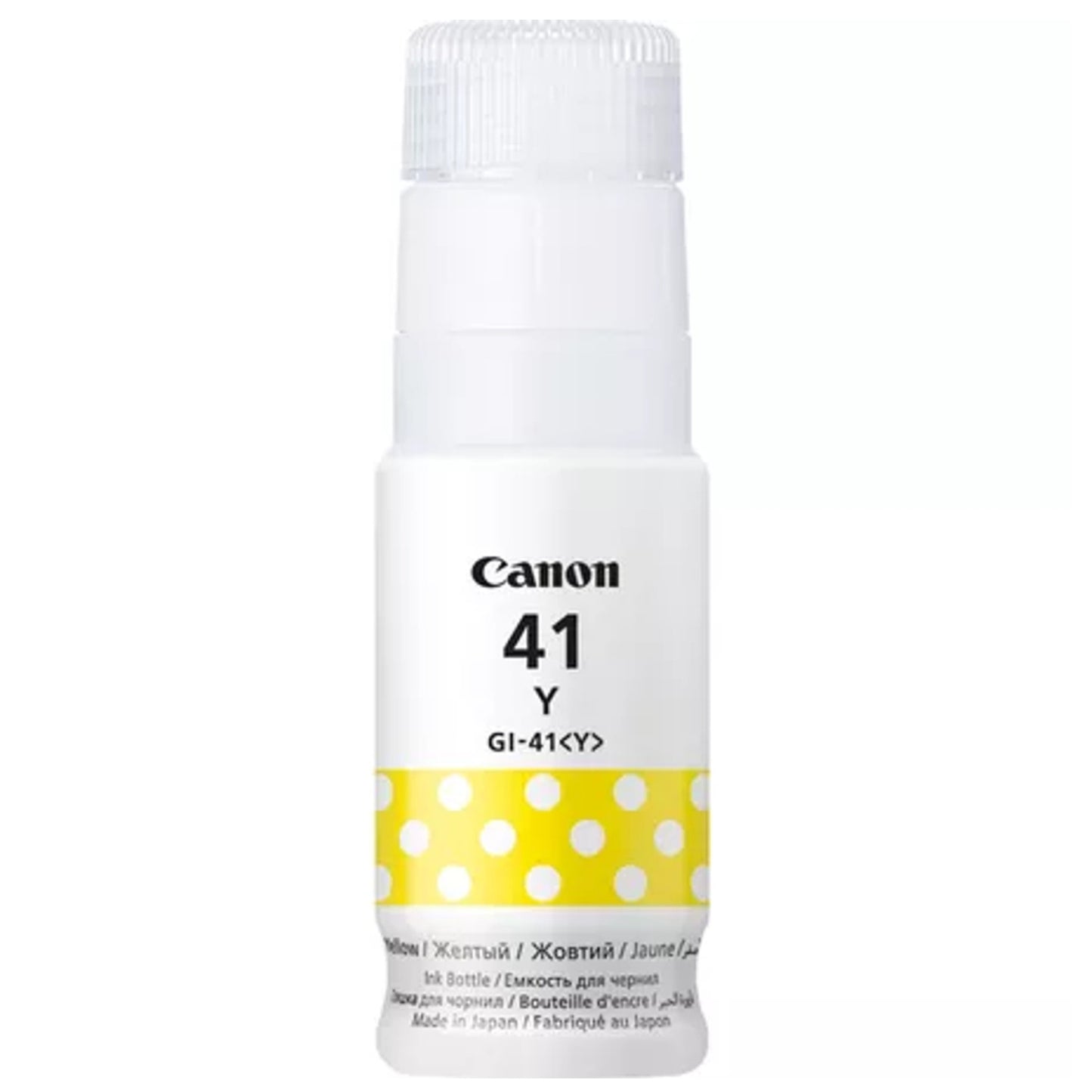 מילוי דיו מקורי דגם CANON GI-41Y צהוב