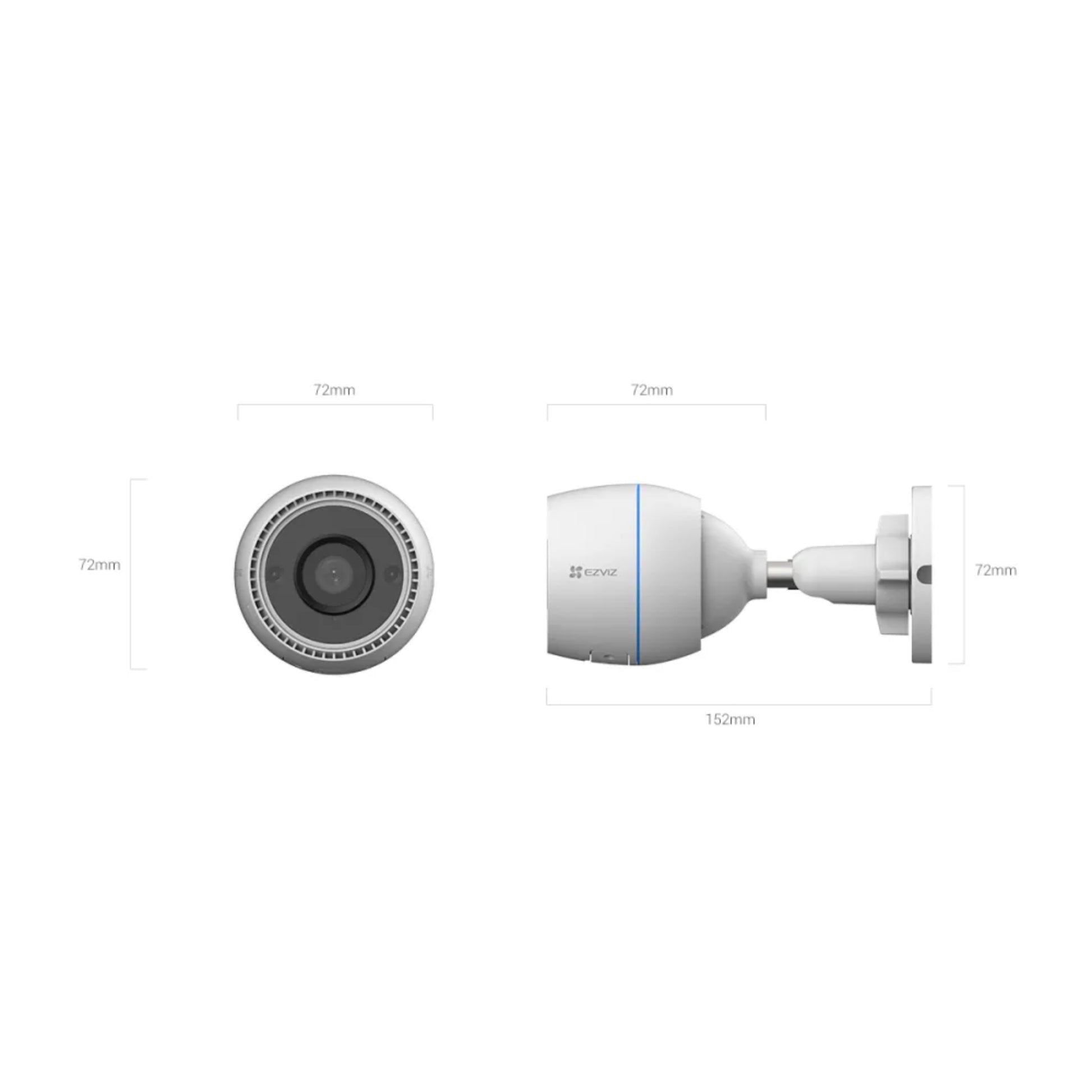 מצלמת רשת חיצונית EZVIZ C3TN 2MP 1080P