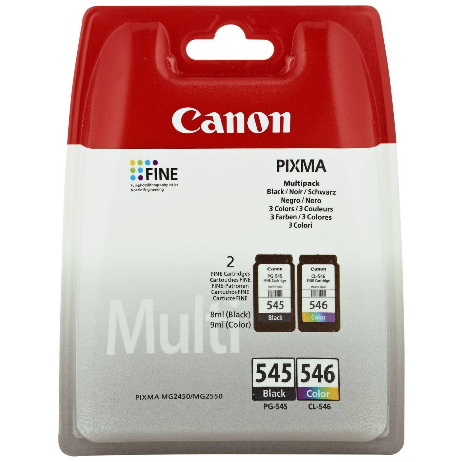באנדל - ראש דיו  Canon PG-545+CL-546 Multi-Pack