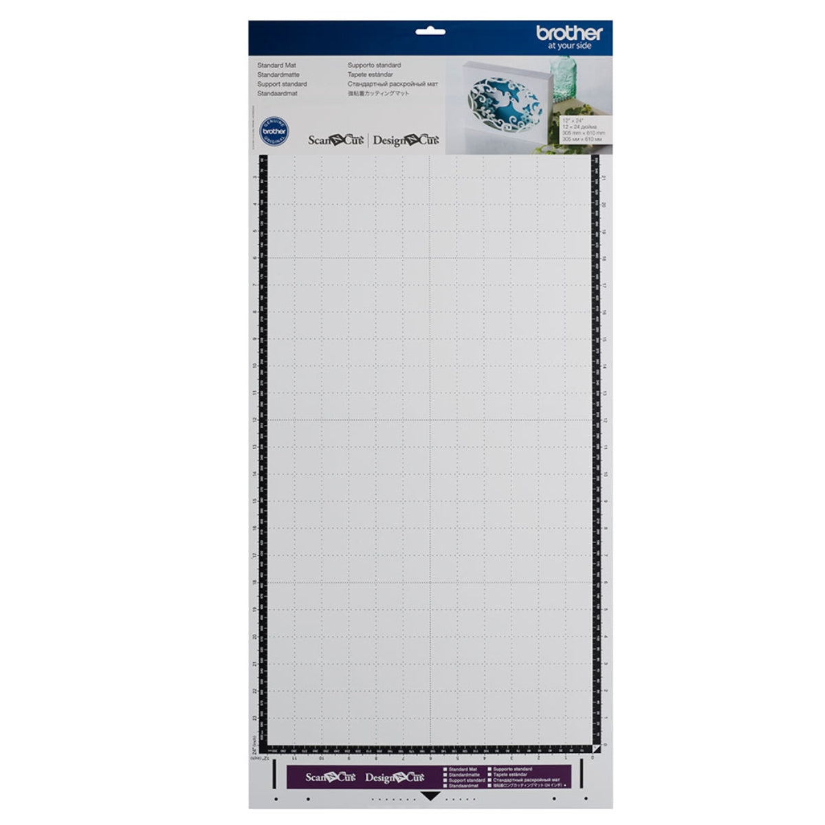 משטח דביק בעוצמה עדינה Brother Scanning Mat (60*30) CM300