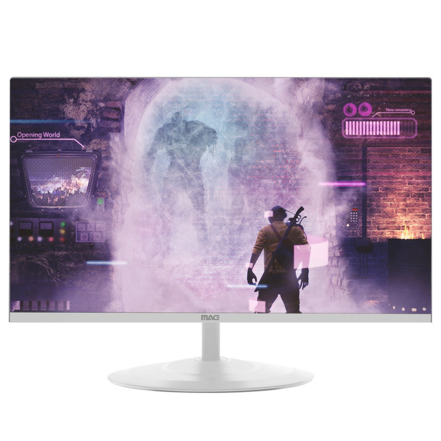 מסך מחשב 23.8" LED עם רמקולים Mag F24IPSEW לבן