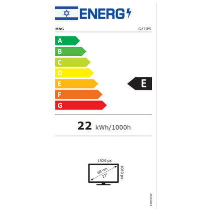מסך מחשב 27" LED  עם רמקולים  Mag G27IPS