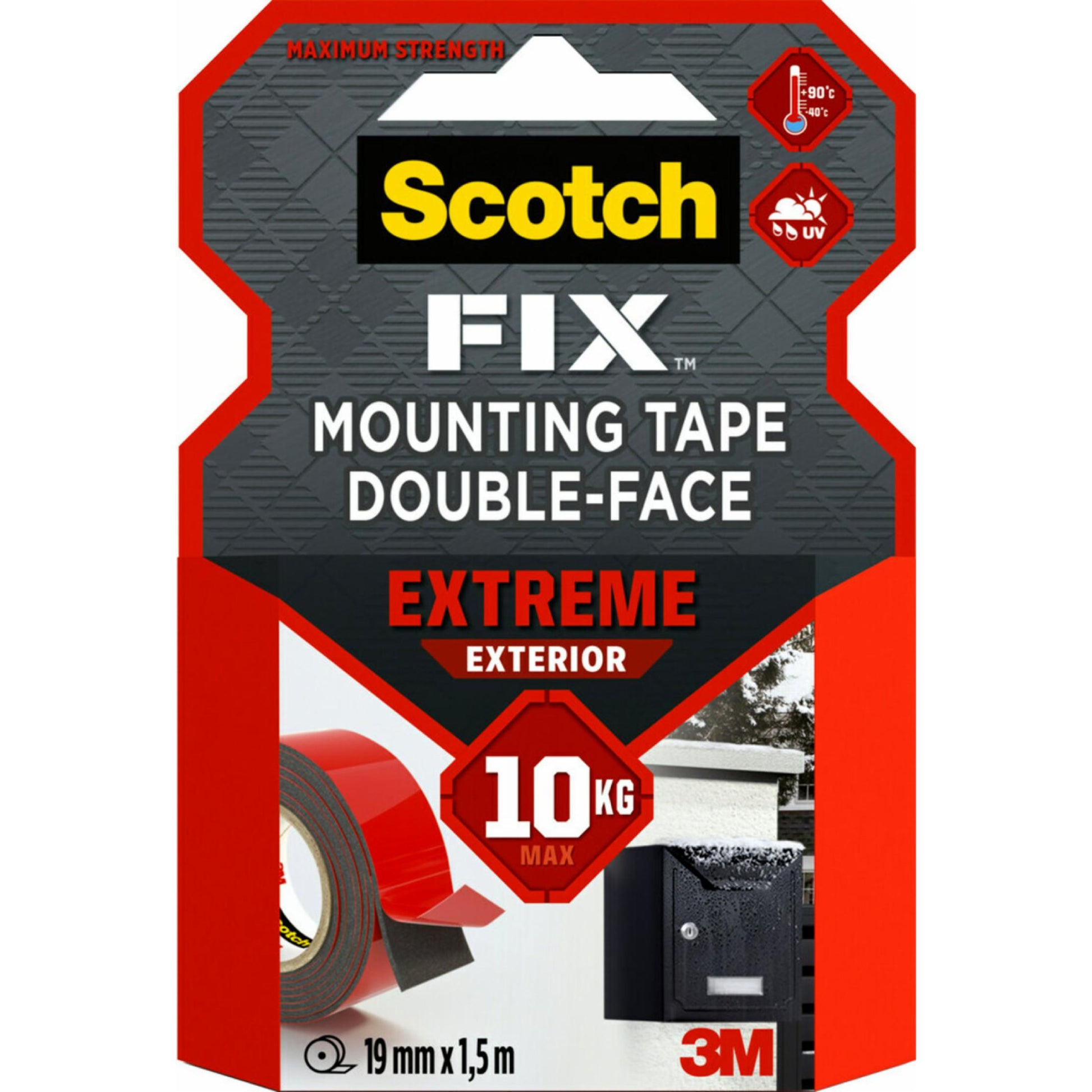 סרט דו"צ אקסטרים לשימוש חיצוני 1.5 מטר Scotch
