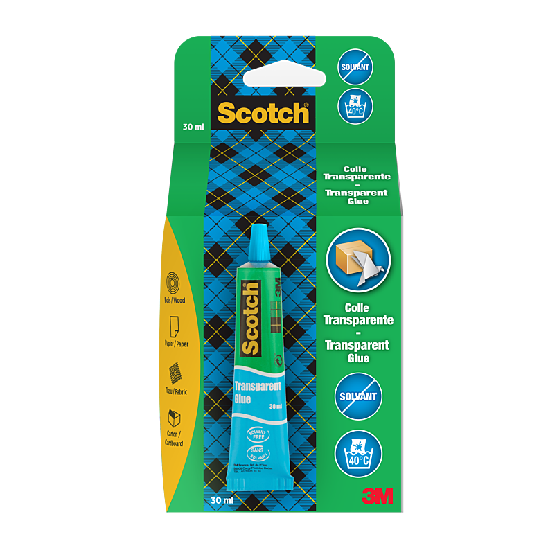 דבק נוזלי שקוף חזק Scotch 30 מ"ל