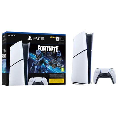 Sony PS5 Slim Console Digital - Fortnite Cobalt Star Bundle