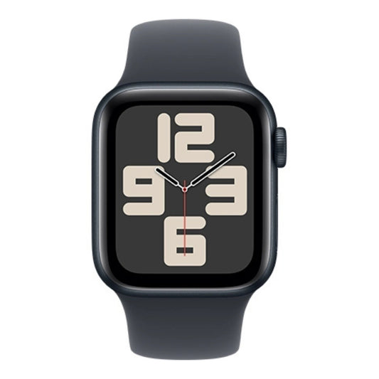 שעון חכם 2024 APPLE WATCH SE GPS גוף אלומיניום Midnight 40MM רצועת ספורט Midnight S/M