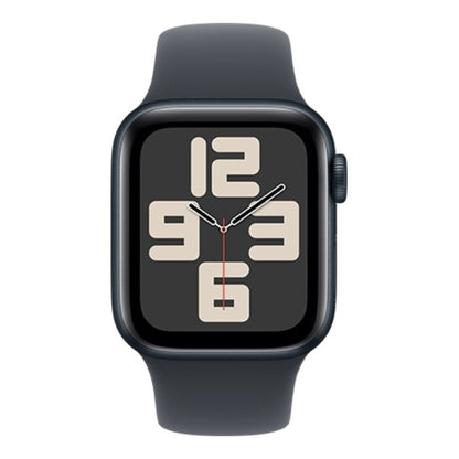שעון חכם 2024 APPLE WATCH SE GPS גוף אלומיניום Midnight 40MM רצועת ספורט Midnight M/L