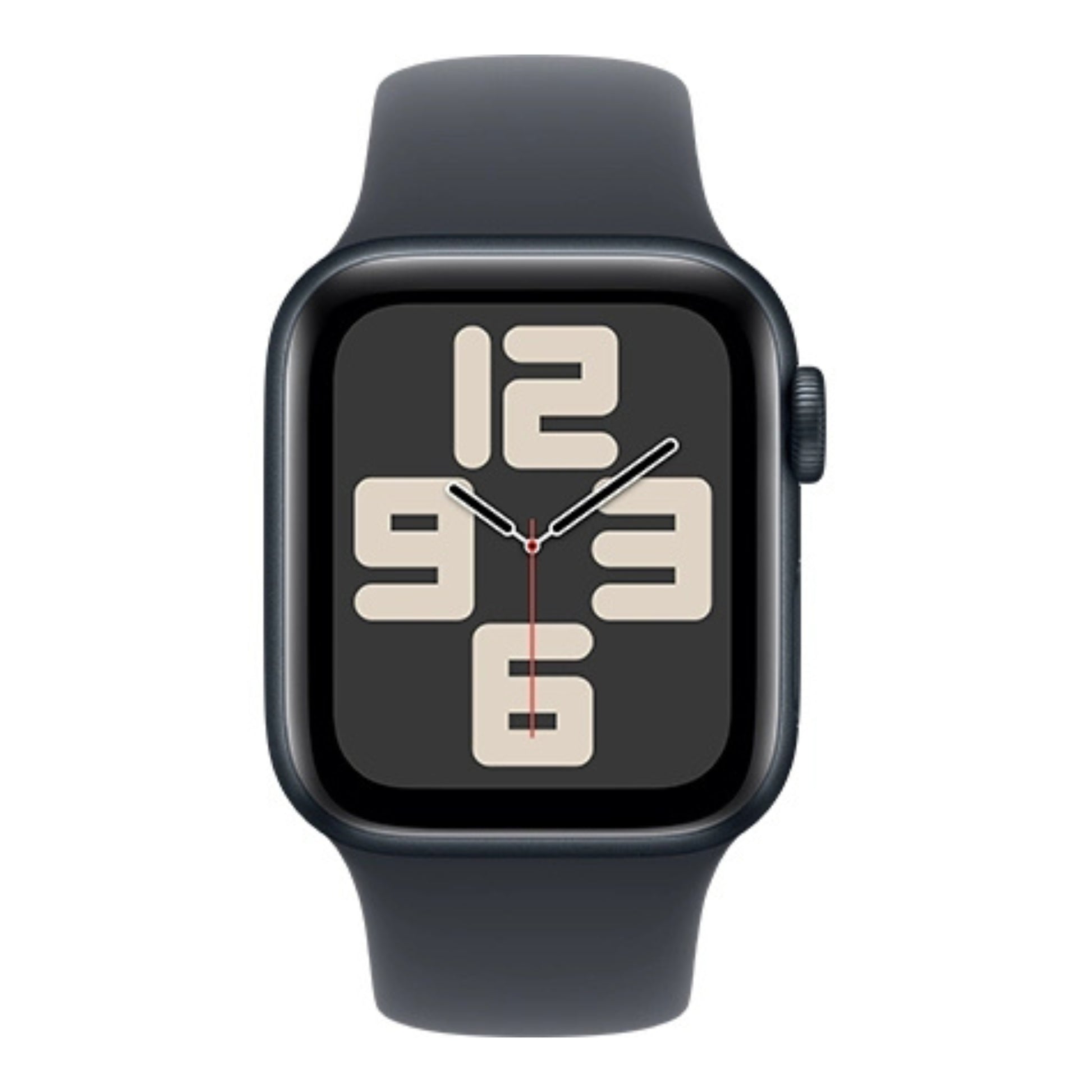 שעון חכם 2024 APPLE WATCH SE GPS גוף אלומיניום Midnight 40MM רצועת ספורט Midnight M/L