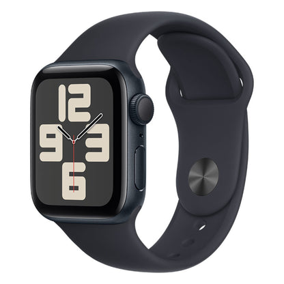 שעון חכם 2024 APPLE WATCH SE GPS גוף אלומיניום Midnight 40MM רצועת ספורט Midnight M/L