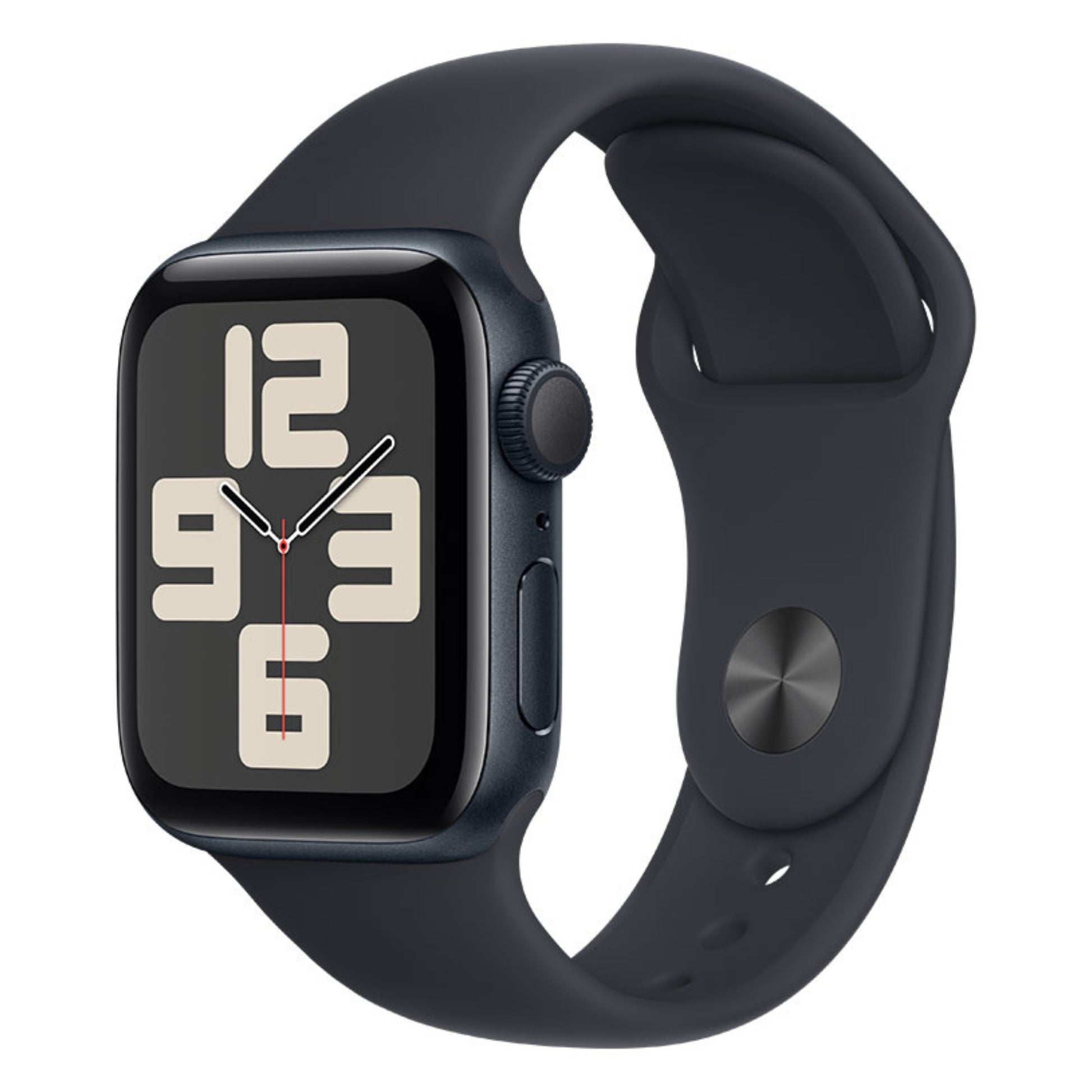 שעון חכם 2024 APPLE WATCH SE GPS גוף אלומיניום Midnight 40MM רצועת ספורט Midnight M/L
