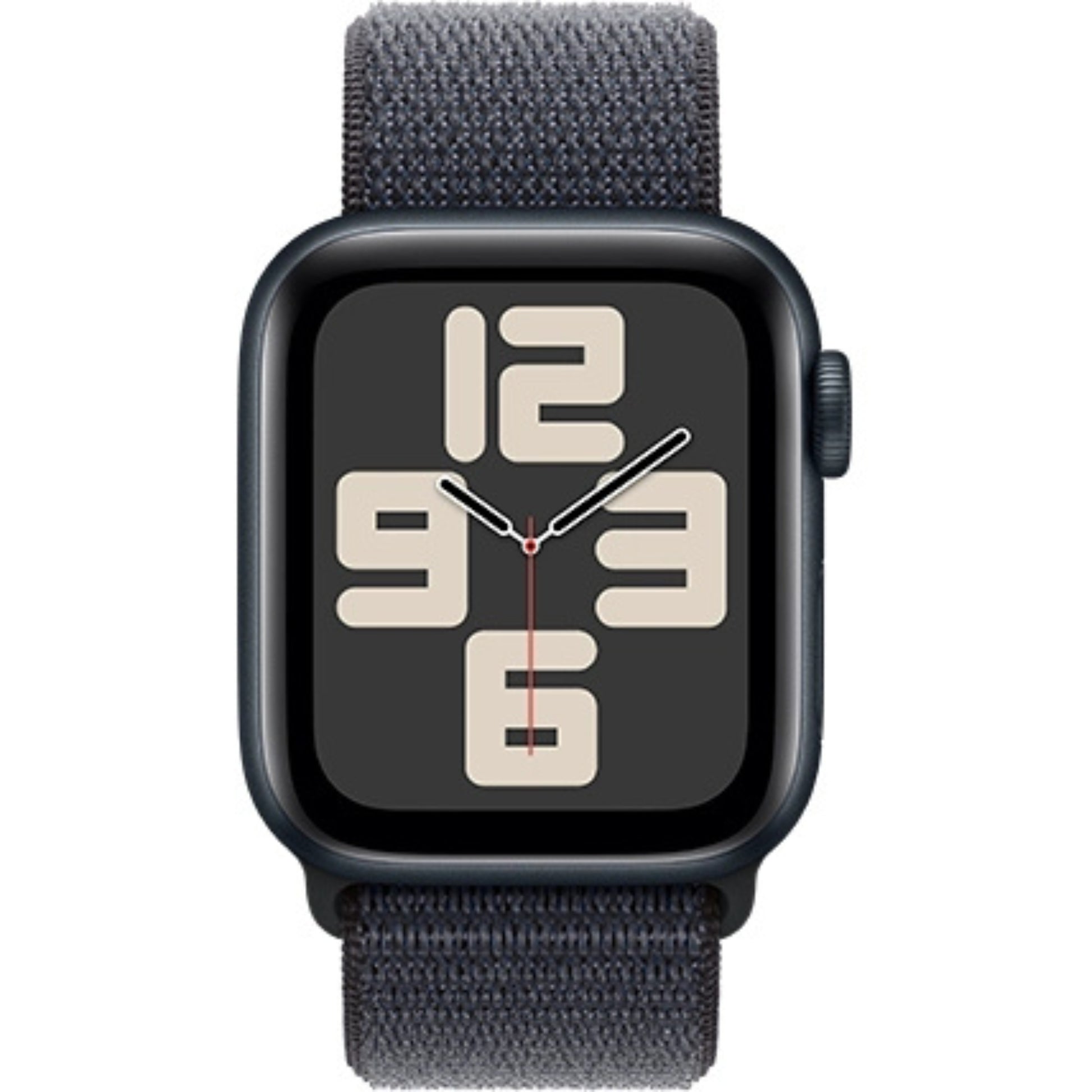 שעון חכם 2024 APPLE WATCH SE GPS גוף אלומיניום Midnight 40MM רצועת ספורט LOOP צבע INK