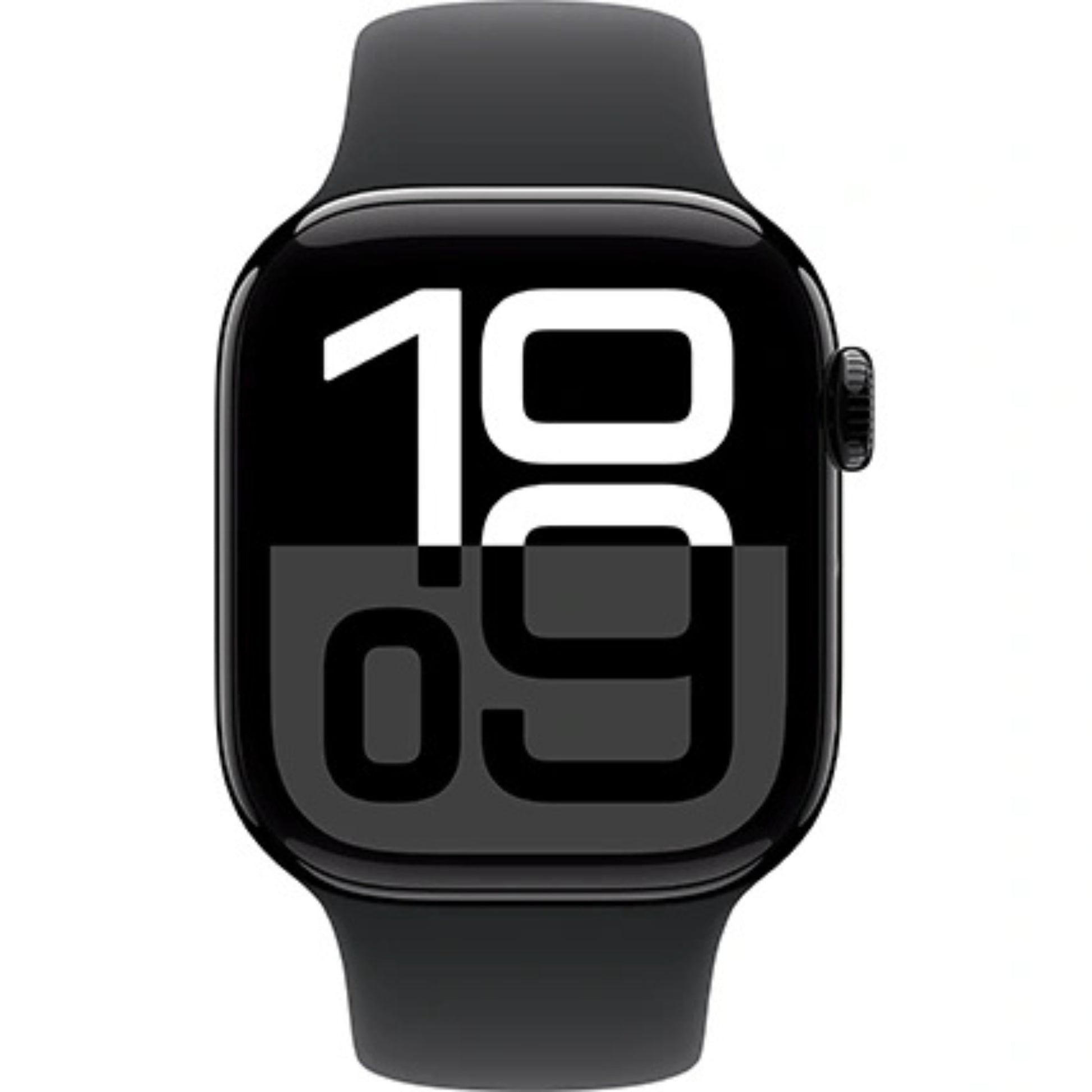 שעון חכם Apple Watch Series 10 GPS+Cell גוף אלומיניום 42mm Jet Black רצועת ספורט M/L צבע Black