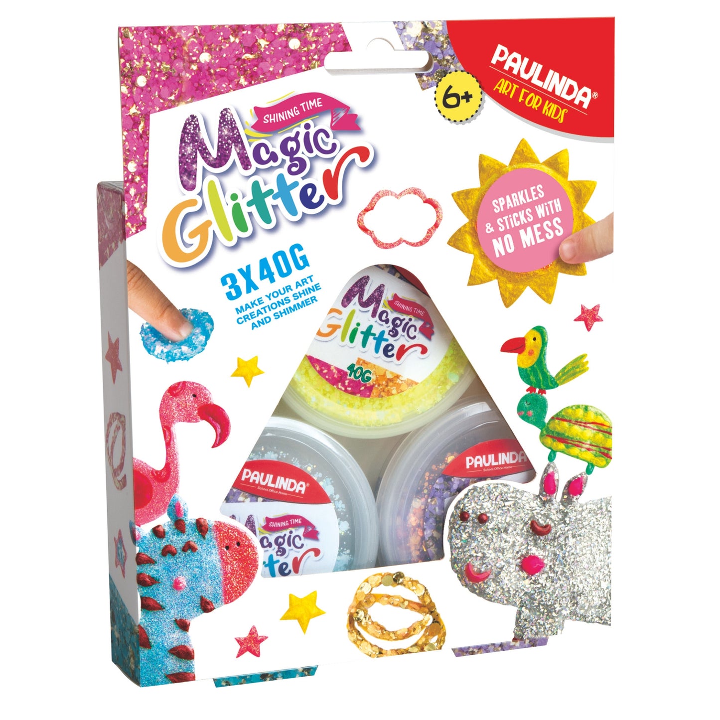 ערכת יצירה דבק גליטר