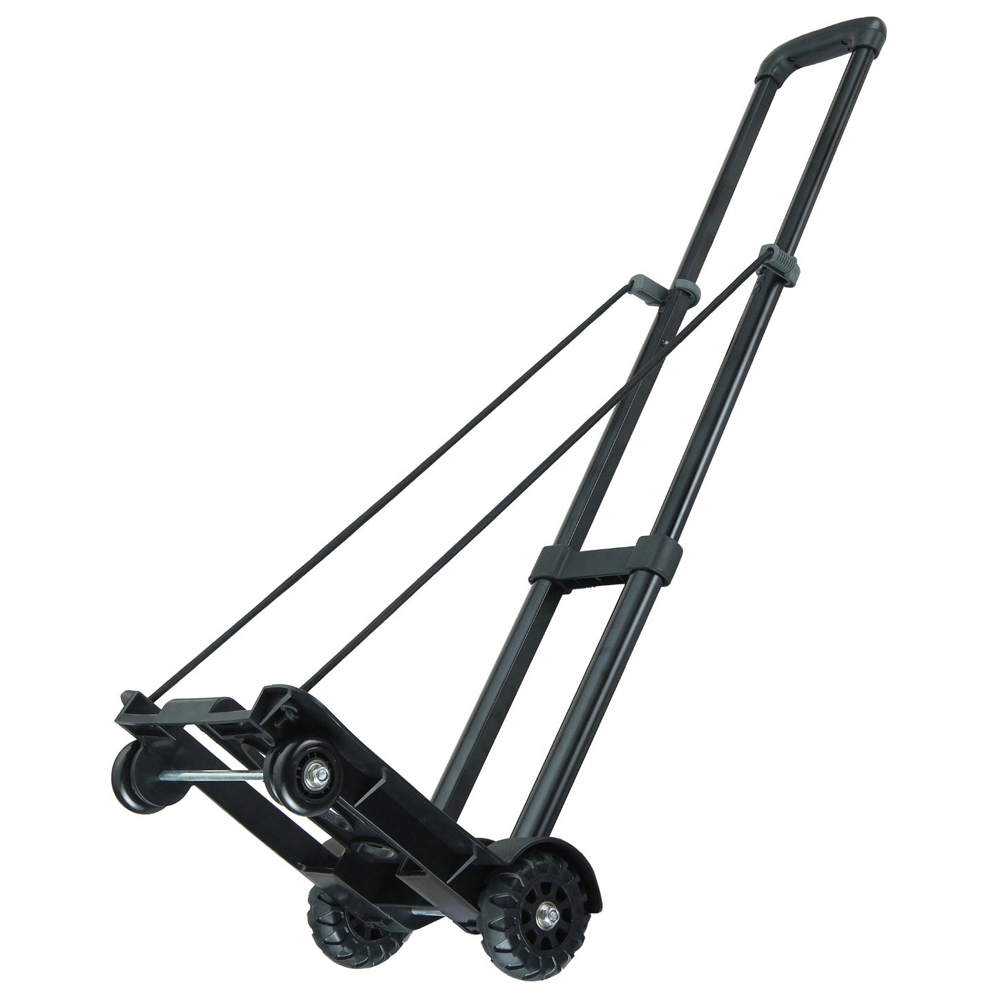 עגלת משא ידנית מתקפלת 4 גלגלים Glamp שחור