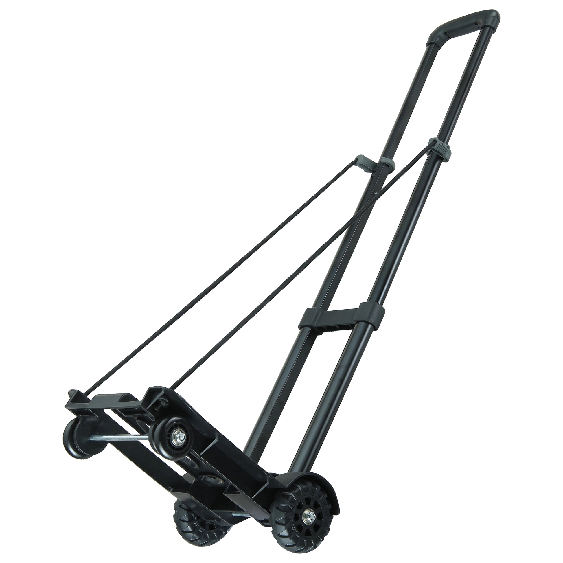 עגלת משא ידנית מתקפלת 4 גלגלים Glamp שחור
