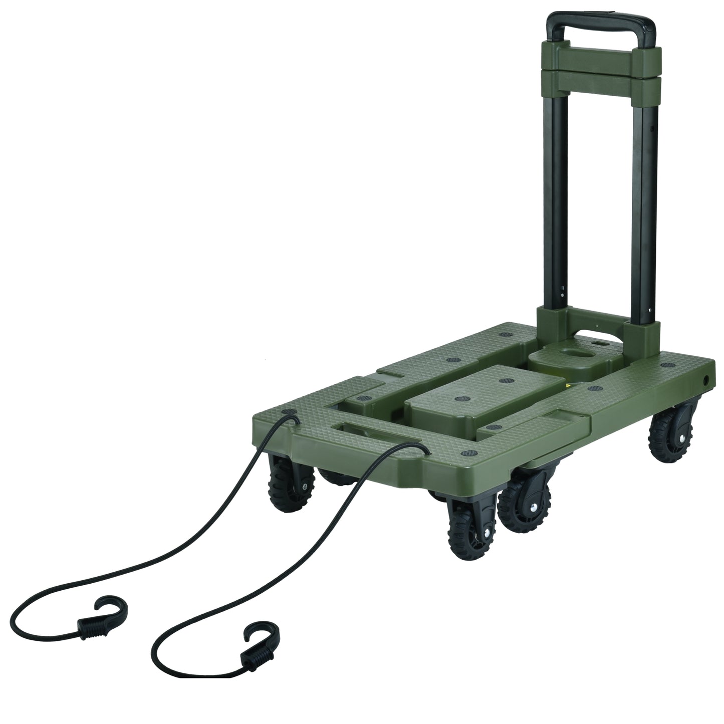 עגלת משא ידנית מתקפלת 7 גלגלים Glamp ירוק
