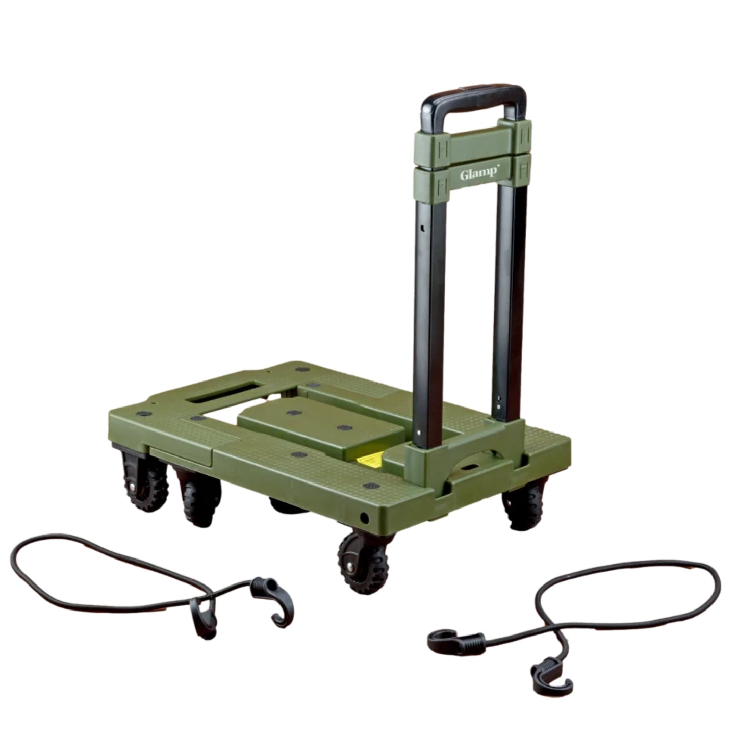 עגלת משא ידנית מתקפלת 7 גלגלים Glamp ירוק
