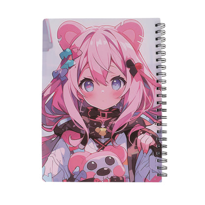מחברת שורה כריכה ספירלה A4 Anima Girl