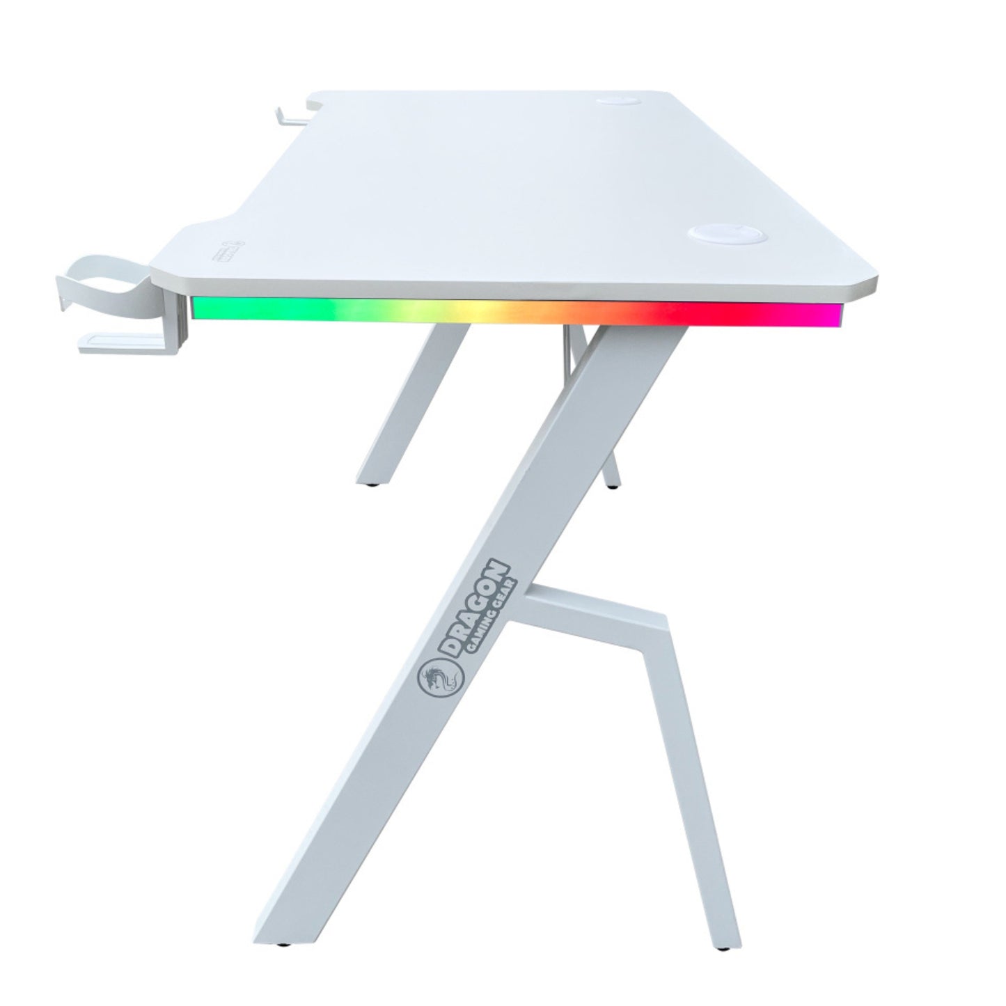 שולחן גיימינג תאורת Rgb אורך 120 ס"מ דגם Tr - Dragon