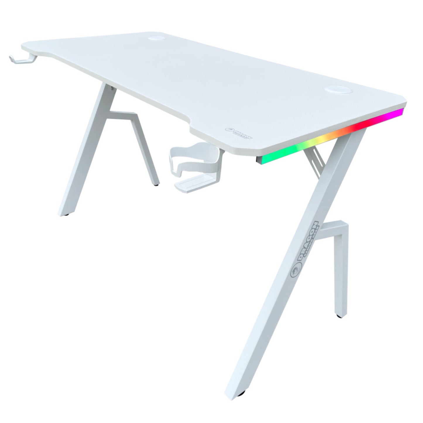 שולחן גיימינג תאורת Rgb אורך 120 ס"מ דגם Tr - Dragon
