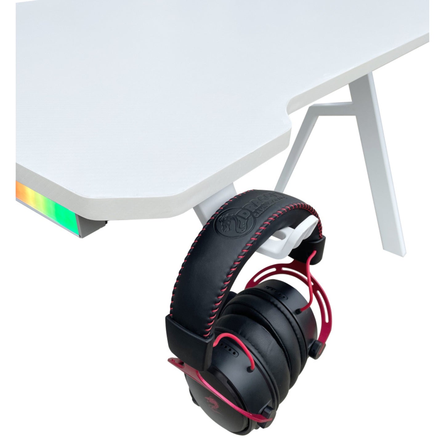 שולחן גיימינג תאורת Rgb אורך 120 ס"מ דגם Tr - Dragon