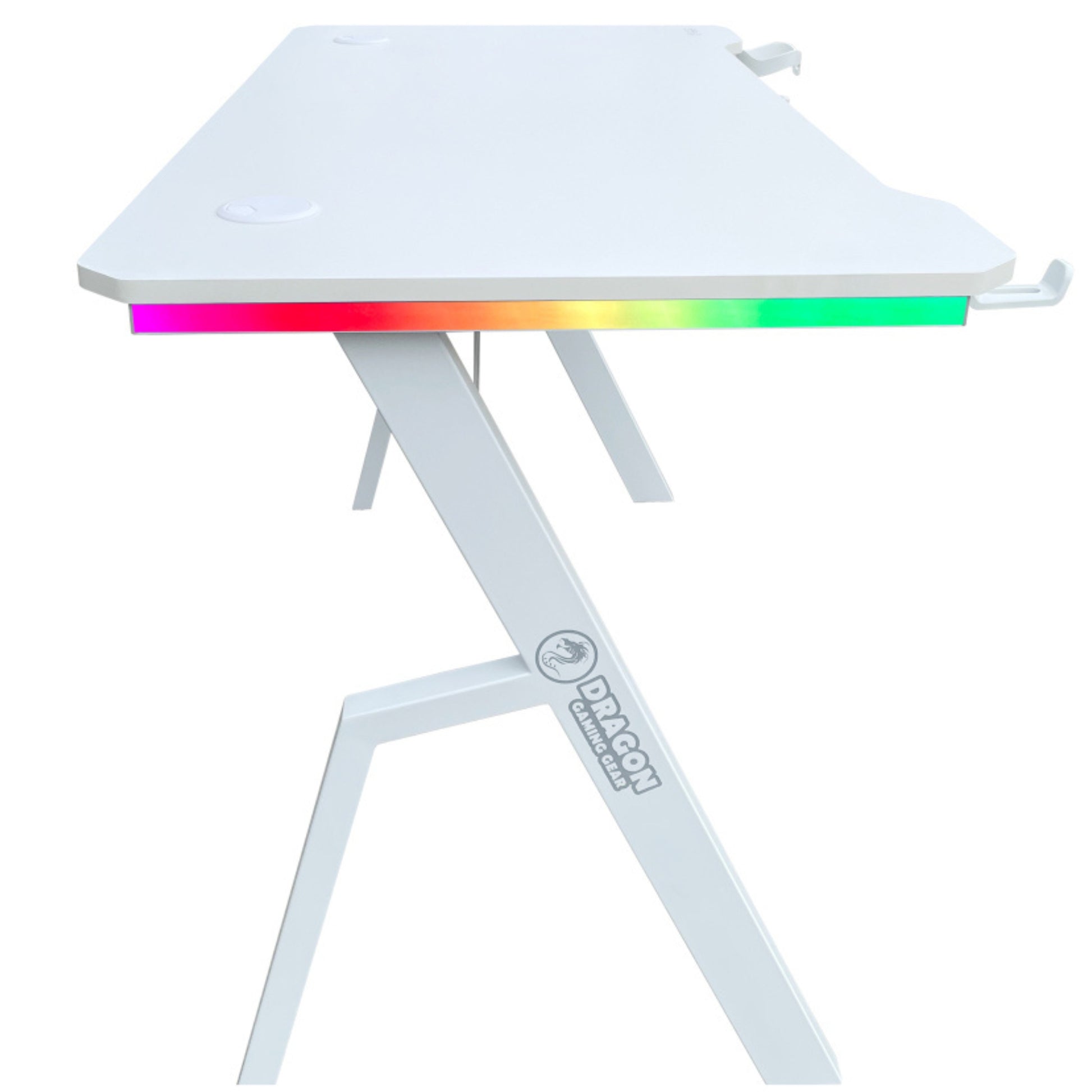 שולחן גיימינג תאורת Rgb אורך 120 ס"מ דגם Tr - Dragon