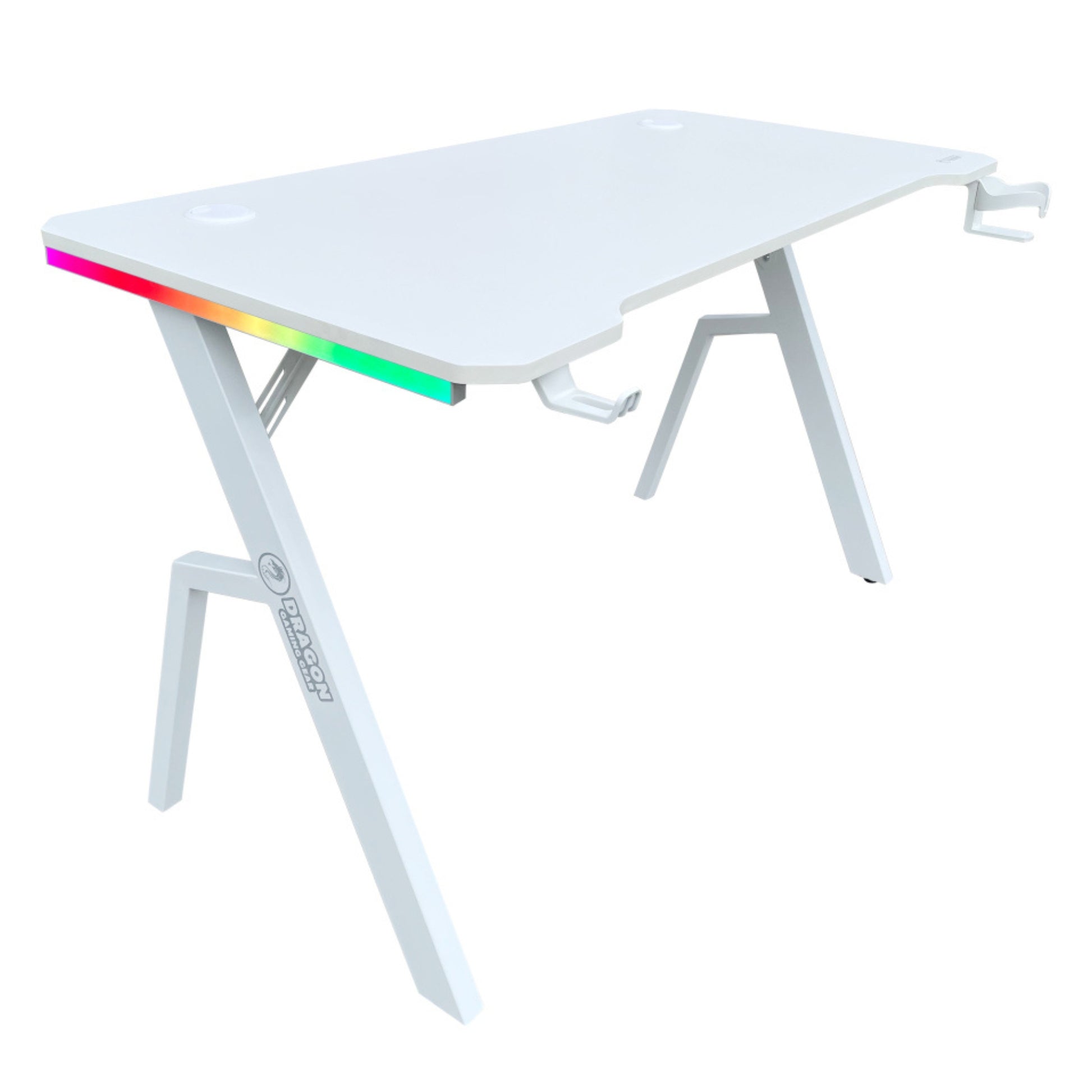 שולחן גיימינג תאורת Rgb אורך 120 ס"מ דגם Tr - Dragon