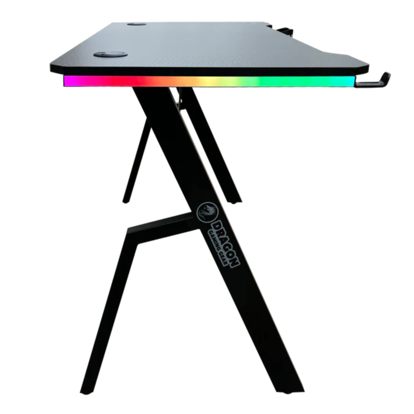 שולחן גיימינג תאורת Rgb אורך 120 ס"מ דגם Tr - Dragon